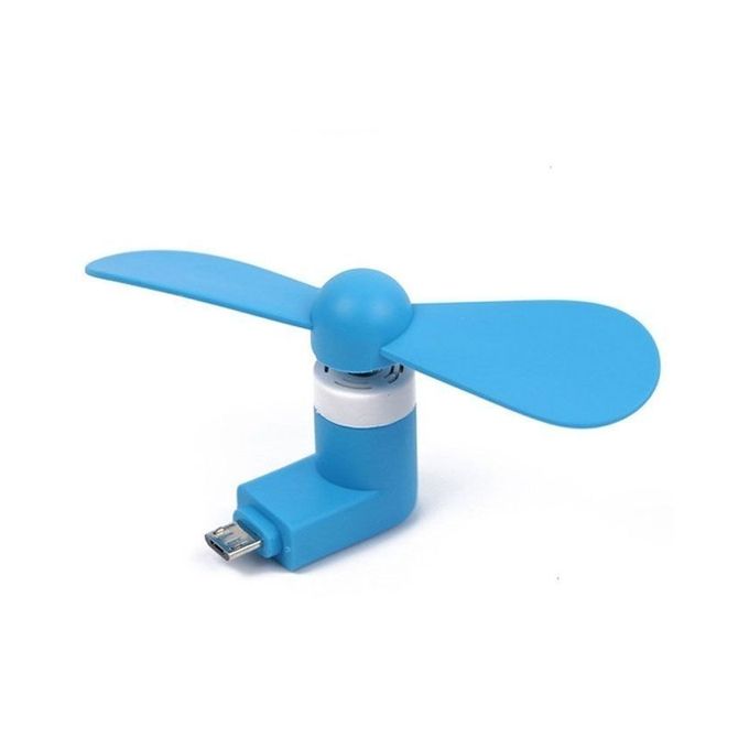 Mini Fan For Smart Phones - Blue